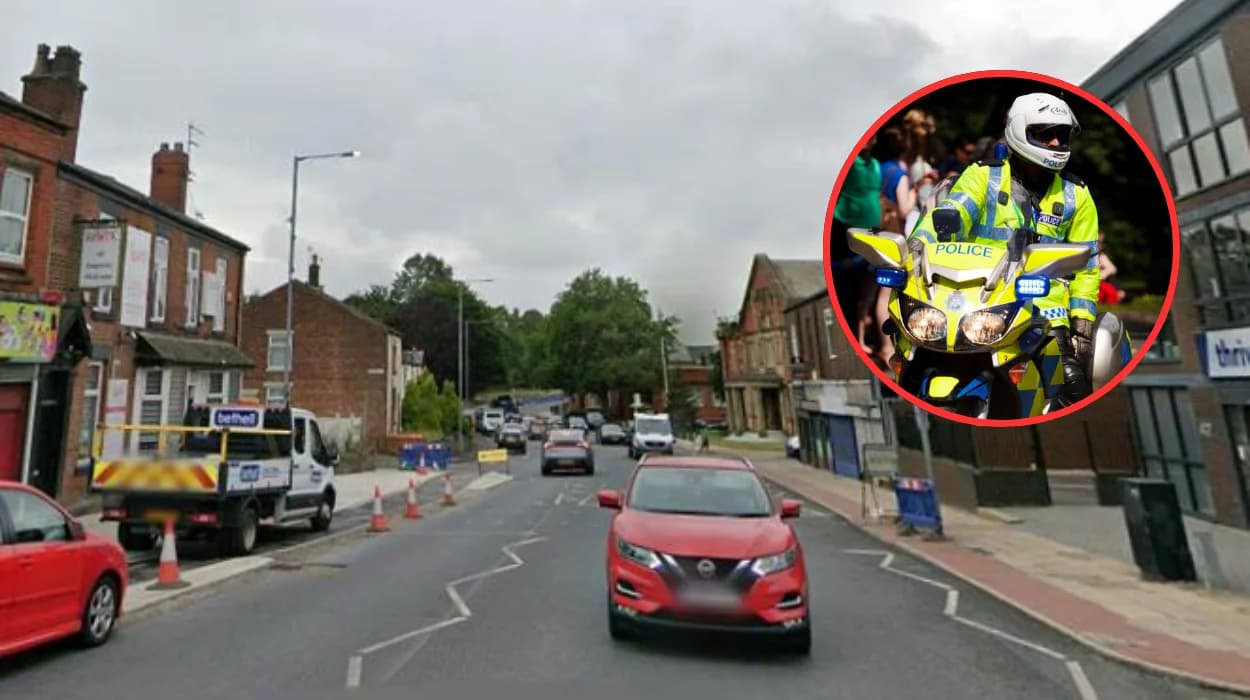 Uninsured Motorbike Crashes with Police Car, Farnworth 2026